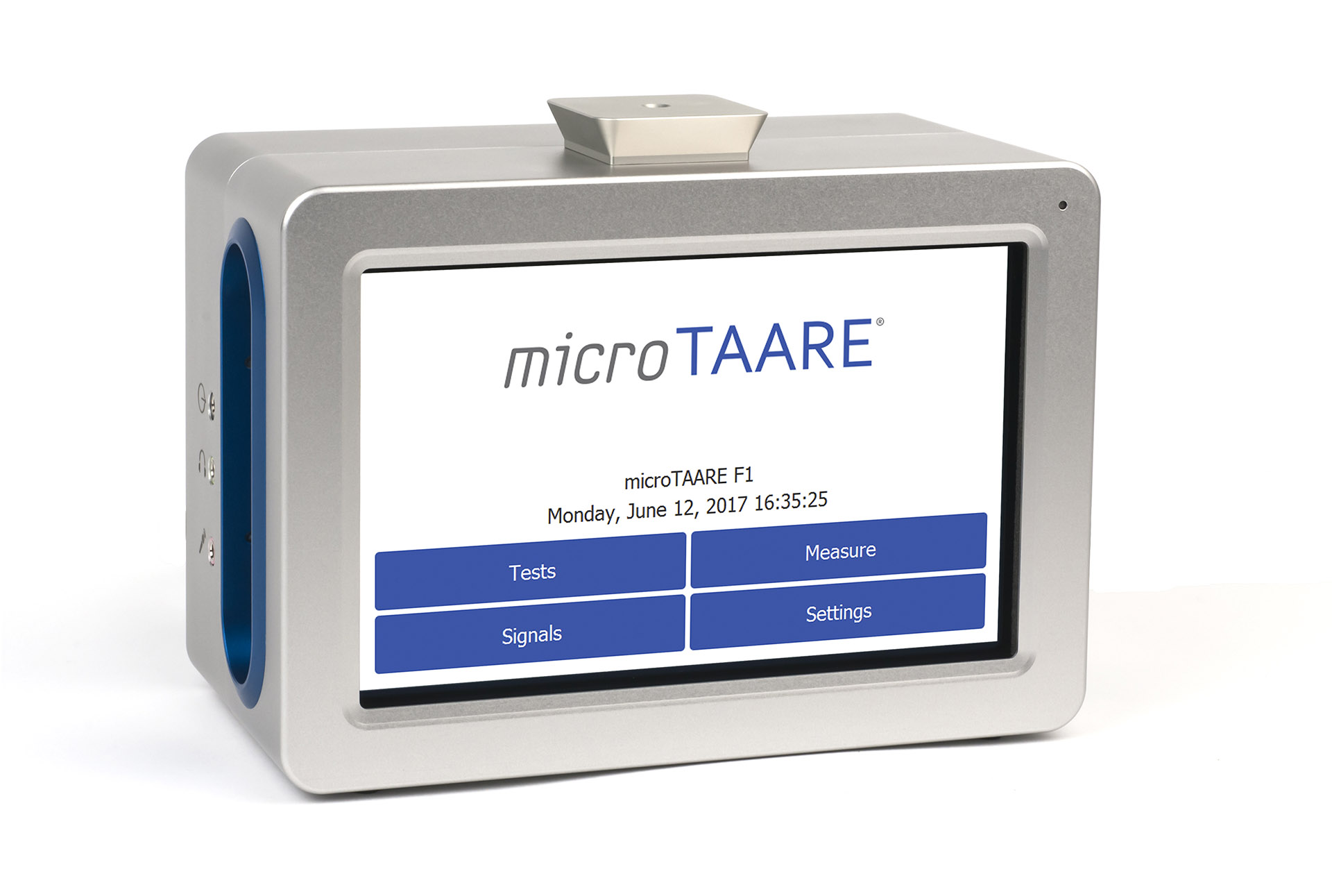 microTAARE Startscreen